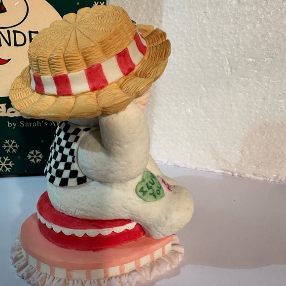 Sarah’s Attic Snowonders Holidays Valentines Love #7836 Figurine In Box No Chips - Picture 4 of 12